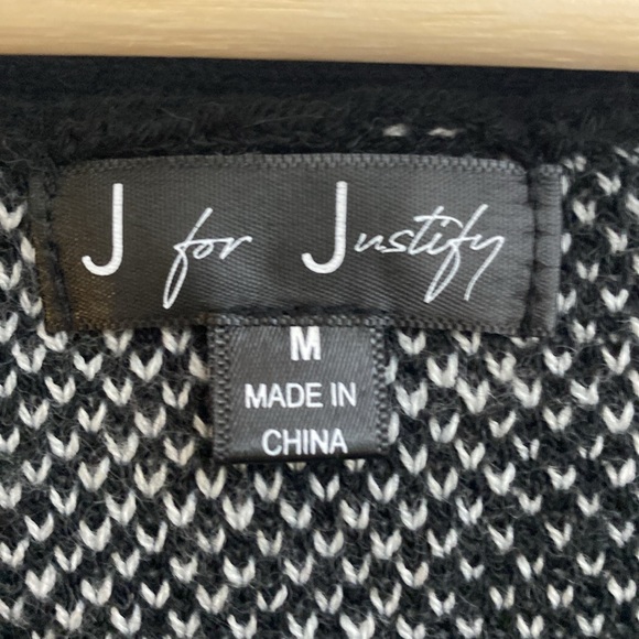 J for justify sweater cardigan - Picture 3 of 3